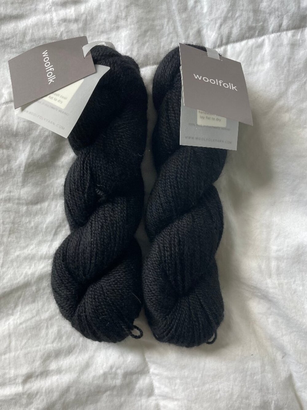 Woolfolk Tynd Merino Wool Fingering Weight Yarn 2 Skeins